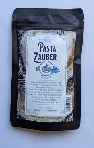 Sansibar Pastazauber Gewürzsalz gemahlen