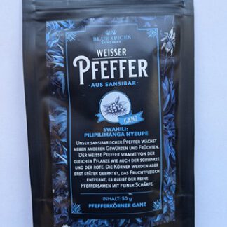 Sansibar weisser Pfeffer ganz